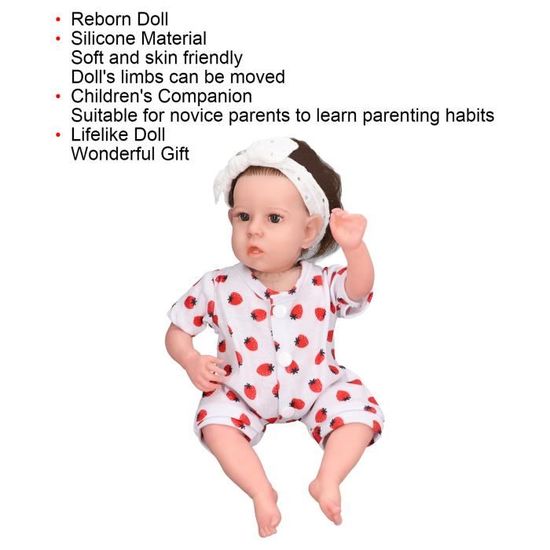 Poupée Reborn Réaliste 30 Cm - Doudou Apaisant Pour Enfant 3 Ans Et Plus - Cadeau Noël