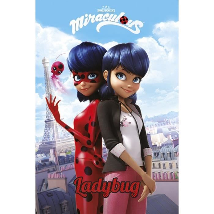 Poster Miraculous Ladybug Marinette Dupain Cheng Paris 91 X 61 Cm Cdiscount