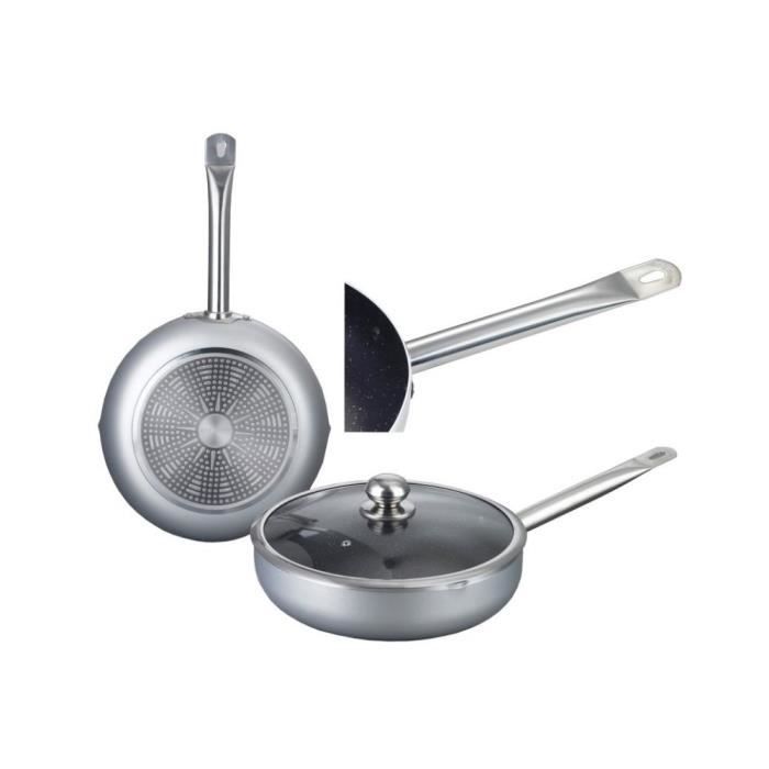 Sauteuse 28 cm Alu PRACTIS