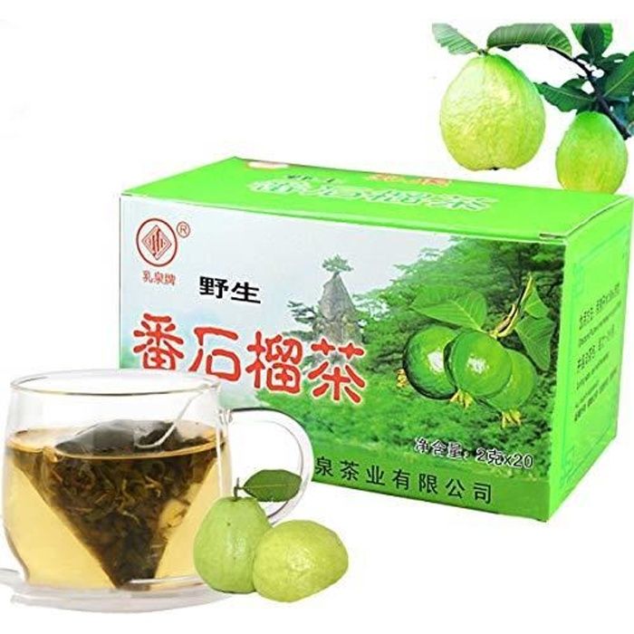 Tisane chinoise Feuilles de goyave Thé Sachets de thé 2g X 20bags Nouveau thé parfumé Thé vert Soins de santé Fleurs thé Aliments ve