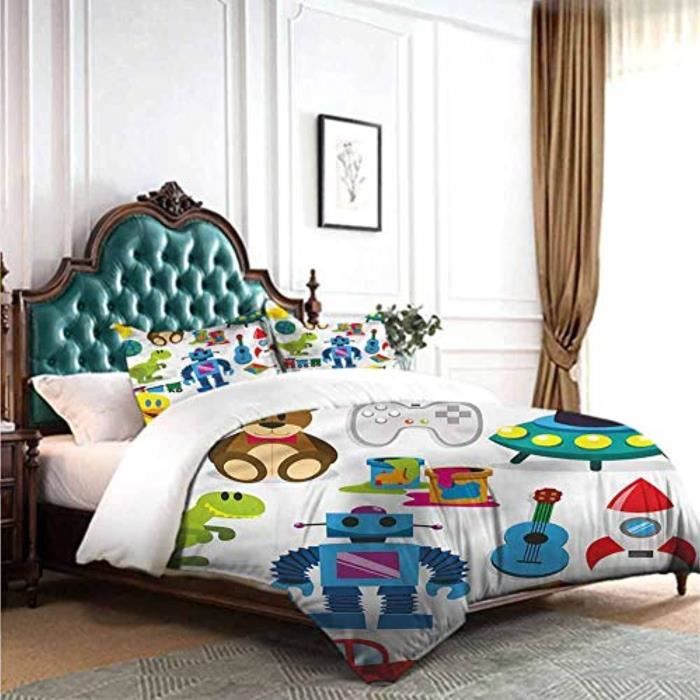 Matelas Bebe U9F5G Lovely Room, Basketball in The Street 80x90 pouces Ensemble de draps trois pièces