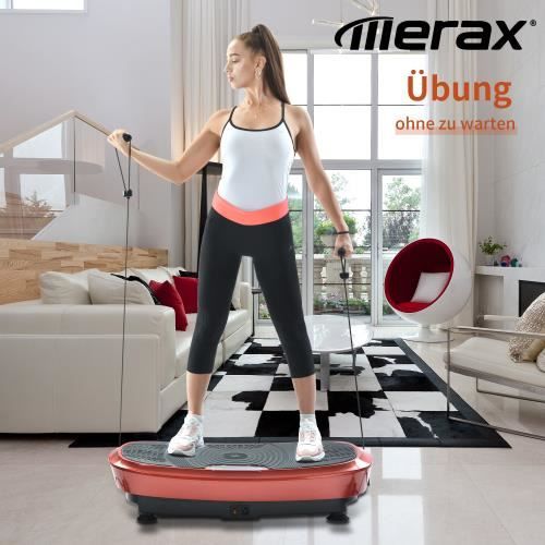 Plaque vibrante avec Bluetooth,Pour Fitness Appareil d'Entraînement - Rouge -YNF