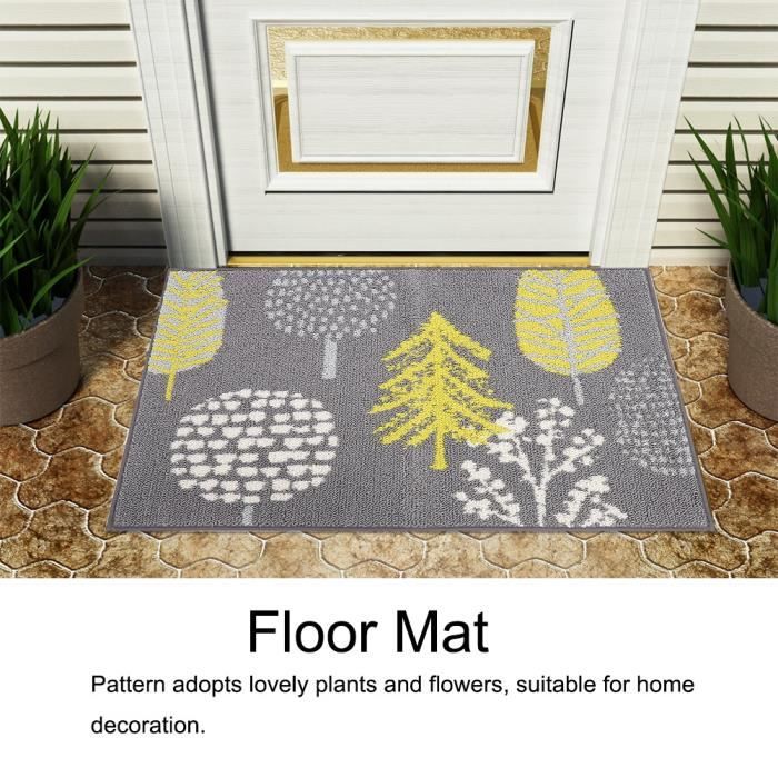 WIPES Tapis de sol d'entrée antidérapant lavable (60x90cm)