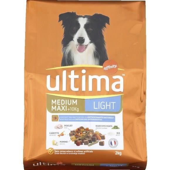 ULTIMA Croquette repas Équilibre Light - Pour chien