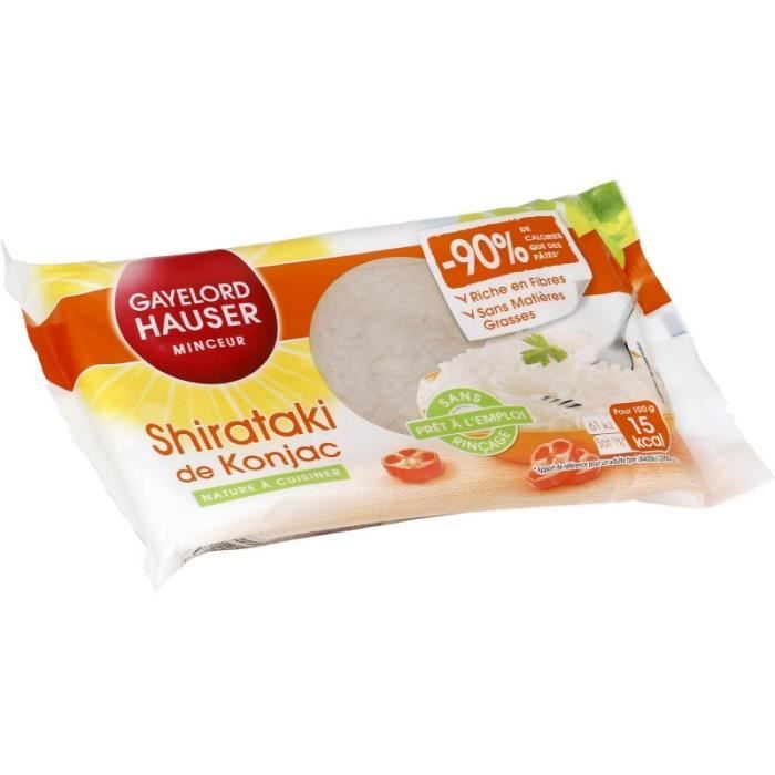 GAYELORD HAUSER - Shiratakis Konjac Sans Rinçage 160G - Lot De 4