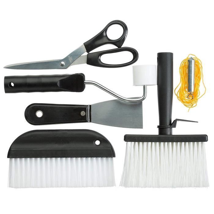 Coral 10321 Task Partner Kit de papier peint Avec brosse à encoller et outils pour papier peint 6 pièces