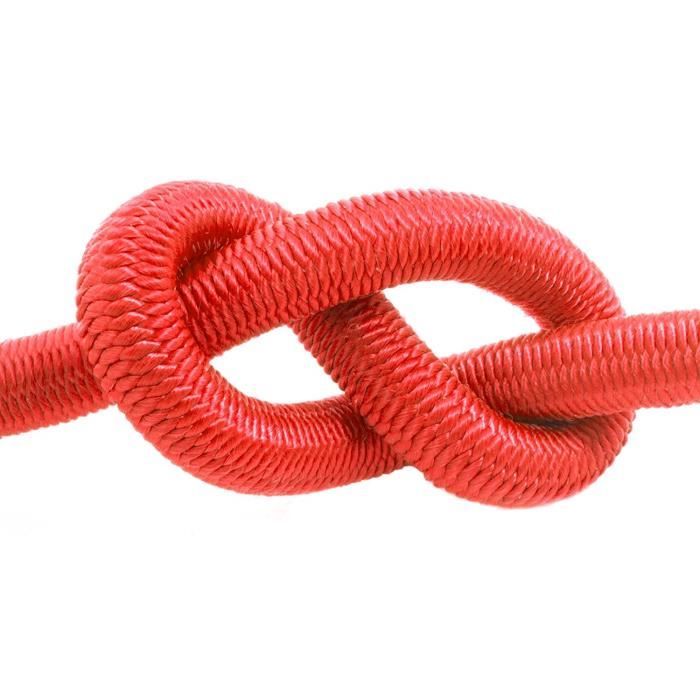 10m corde élastique câble 12mm rouge - plusieurs tailles et couleurs