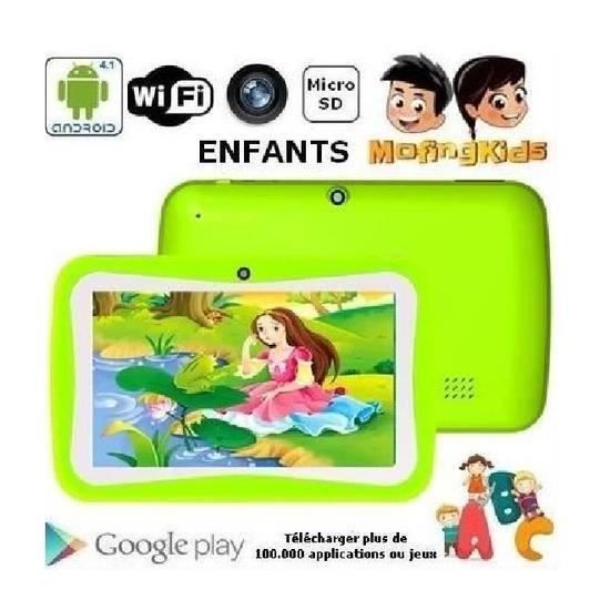 vert tablette tactile PC pour Education enfant Children Android 5.1 Quad Core 8GB Camera PC