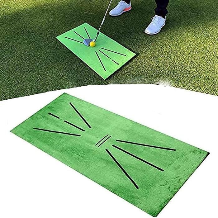 Golf Training Mat for Swing, Detection Batting Golf Practice Training Aid Game, Mini Golf Mat Golf Training Mat,Detection Strike Mat