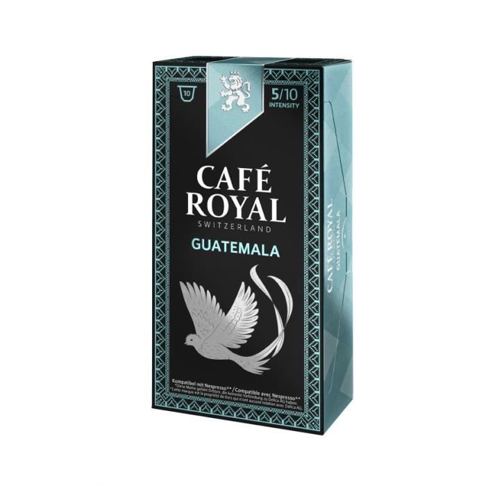 CAFE ROYAL Guatemala - Compatibles avec le système Nespresso - 10 Capsules
