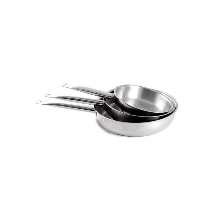 Poêle pro inox 28 cm