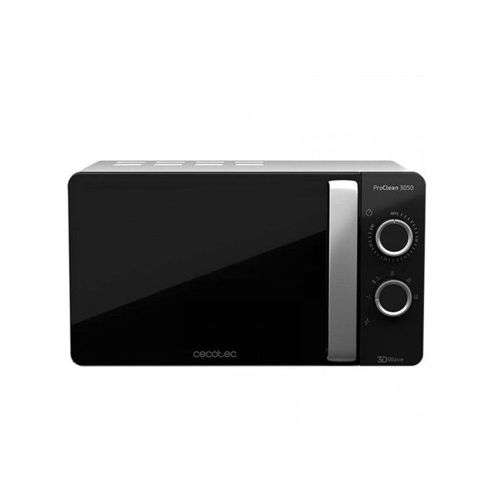 Cecotec Micro-ondes ProClean 3050. Capacité de 20 L, Revêtement Ready2Clean, 700 W de Puissance, 6 Niveaux de Fonctionnement, Minute
