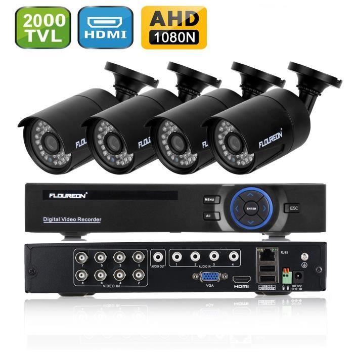 Floureon DVR Kit de vidéosurveillance