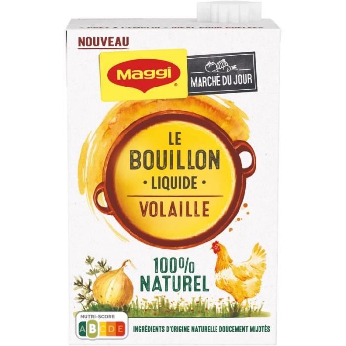 MAGGI - Bouillon Liquide Volaille 400 Ml - Lot De 4