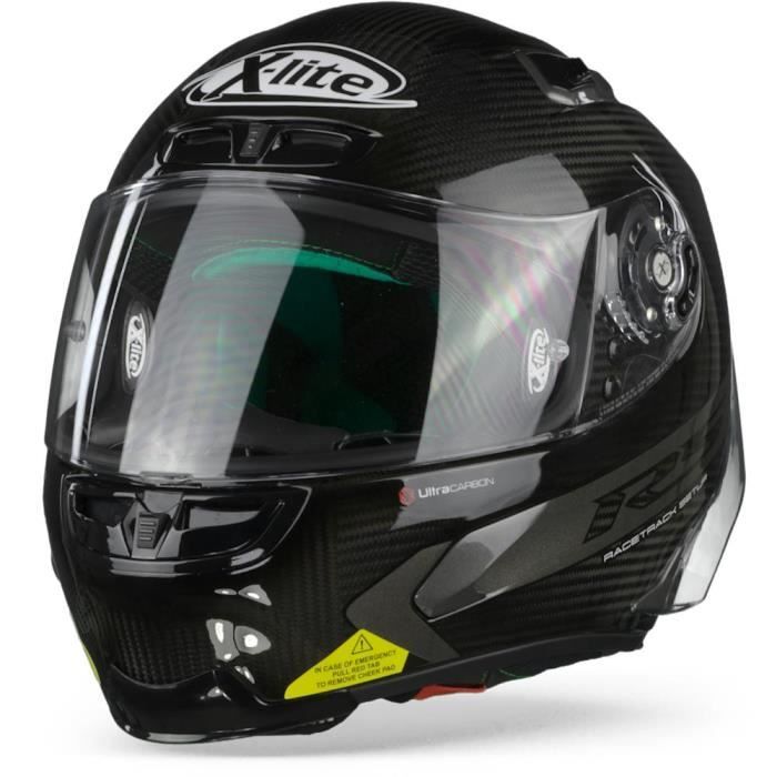 X-LITE X-803 RS ULTRA CARBON HOT LAP 15 CASQUE INTÉGRAL CARBONE NOIR ANTHRACITE S