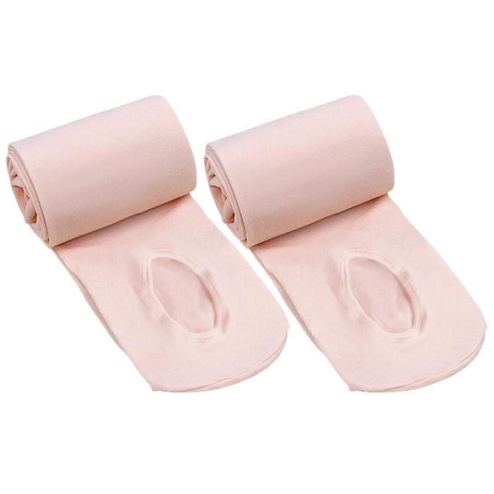 2 paires de collants de ballet adultes chaussettes de danse de doux extensibles pour femmes filles (taille COLLANT DE DANSE