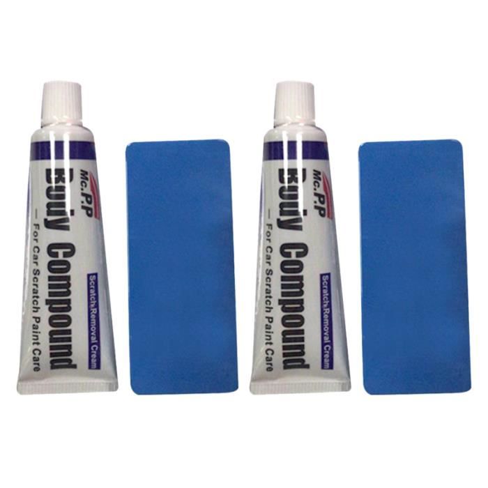 1 ensemble de Scratch De-Mark Abrasive Paint Care Véhicule Auto Car Body Compound Paste pour véhicule COFFRET NETTOYAGE