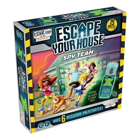 Coffret de 6 jeux Riviera Games Escape room Escape your house Multicolore