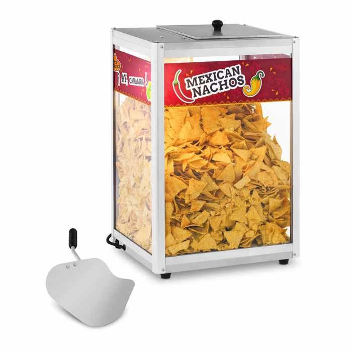 Machine à nachos Vitrine Chauffante 160 W Popcorn Nacho Peanut Station Warmer