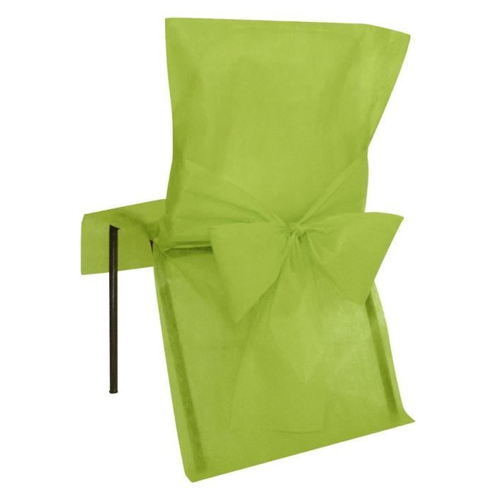 SANTEX Housse de Chaise avec Noeud Vert