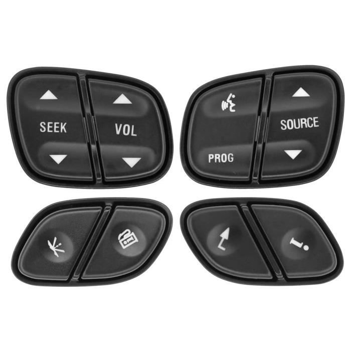 Ensemble De Commutateurs De Commande De Volume Radio Au Volant Convient Pour GMC Yukon Chevrolet Hummer H2 21997738 21997739