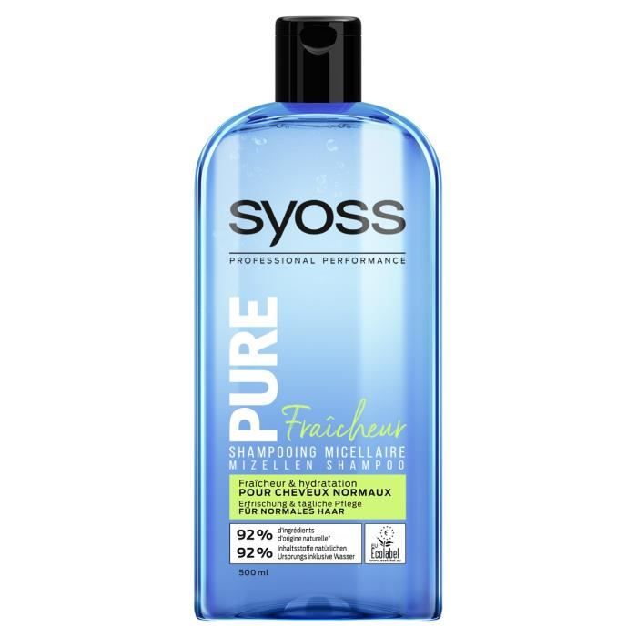 SYOSS Shampooing Pure Fraîcheur - 500ml