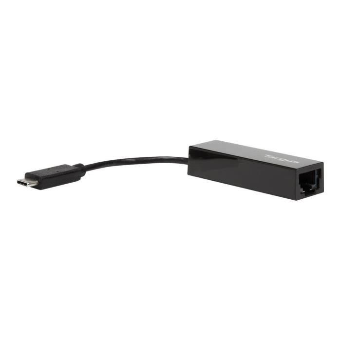 TARGUS Adaptateur USB-C vers Gigabit Ethernet - Noir