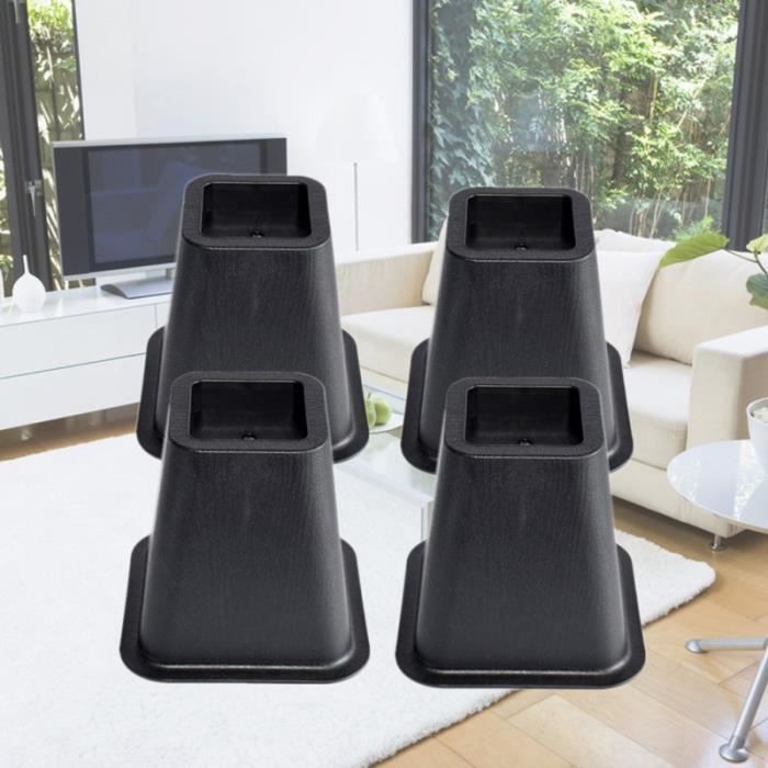 4pcs table de lit pieds tapis résistant à l'usure rehausser les pour chambre salon TAPIS DE SOL - TAPIS DE GYM - TAPIS DE YOGA