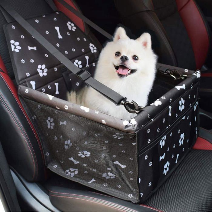 Comparer les prix de MTEVOTX  Siège Auto pour Chien , Sac de transport pour animaux de compagnie , Housse de siège imperméable Respirante - Noir