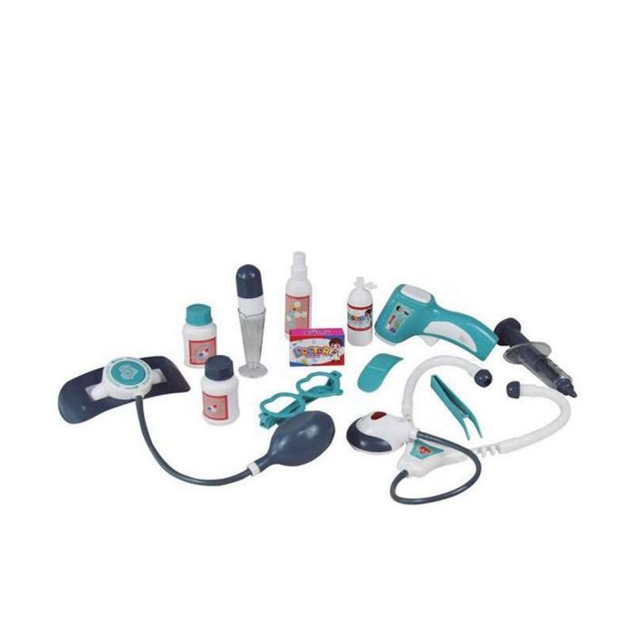 Mallette médicale jouet - Jugatoys - 14 accessoires - Lumières - Multicolore
