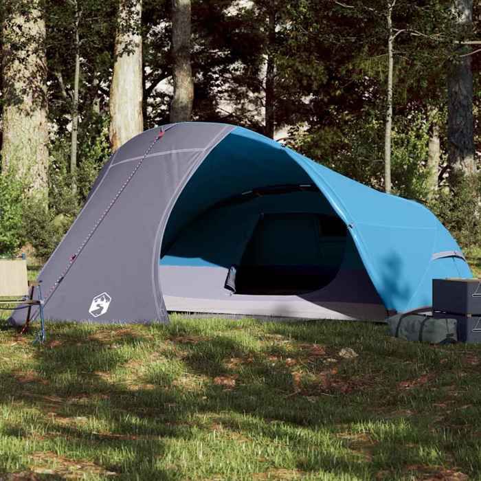 Tente de camping - vidaXL - Modèle 94728 - 4 personnes - Imperméable - Bleu