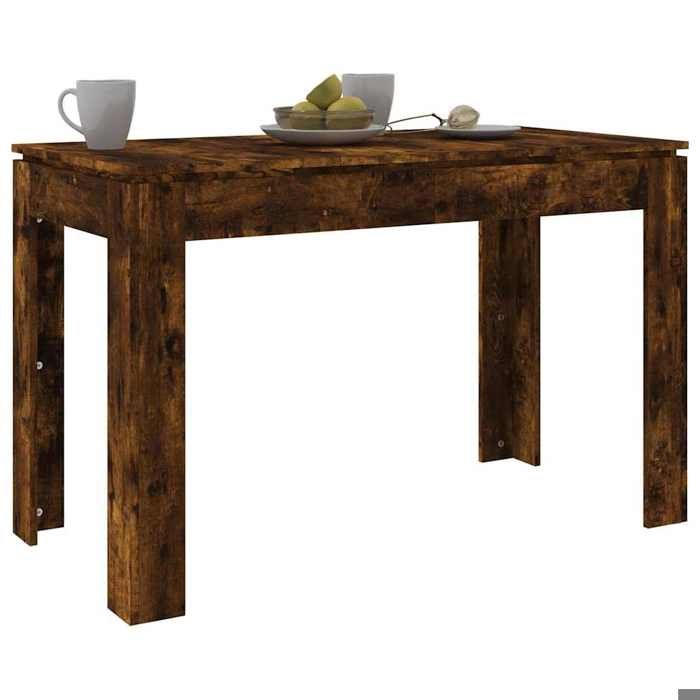 RemiseTable à dîner4-8 Personnes chêne fumé 120 x 60 x 76 cm bois dingénierie JILIMAISON2025 67894930