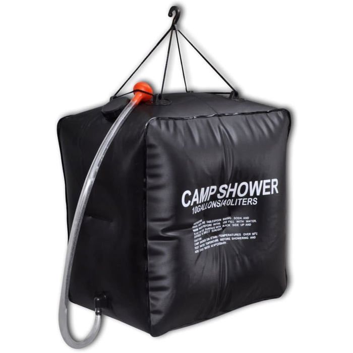 Douche Solaire Coghlan's 5 Gallons - Pour Camping Extérieur Avec Spray - Modèle 9965