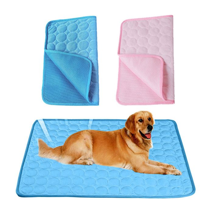 Tapis rafraîchissant pour chien tapis dété pour animaux de compagnie avec glace lavable et portable