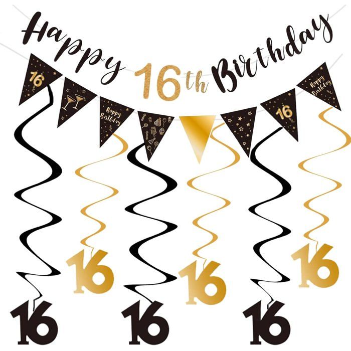 BANNIÈRE DE JOYEUX anniversaire Bannière d'anniversaire de décor d BANNIÈRE DE JOYEUX anniversaire Bannière d'anniversaire de décor d