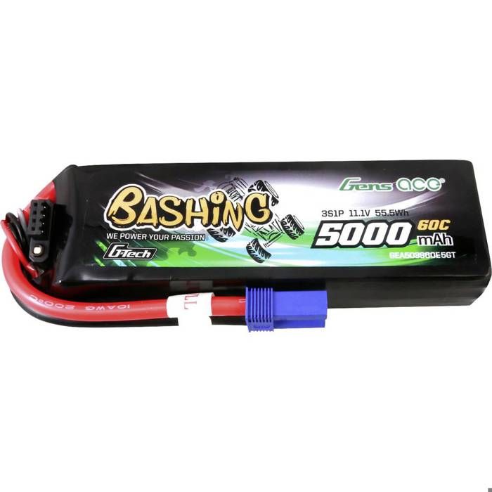 Gens ace Pack de batterie (LiPo) 11.1 V 5000 mAh Softcase EC5