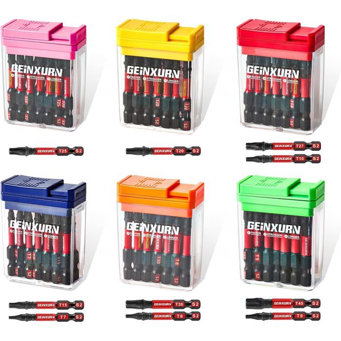 Embouts De Tournevis Torx Magnétiques à Tête T30 De 50 Mm De Long, 10