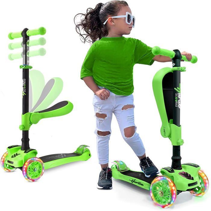 Trottinette évolutive 2 à 8 Ans Porteur Draisienne Trottinette 3 En 1