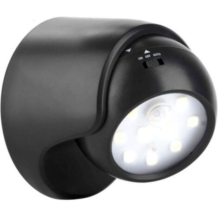 Applique murale LED extérieure - Détecteur de mouvement - 1000 lumens - Éclairage sans fil - Alimenté par batterie
