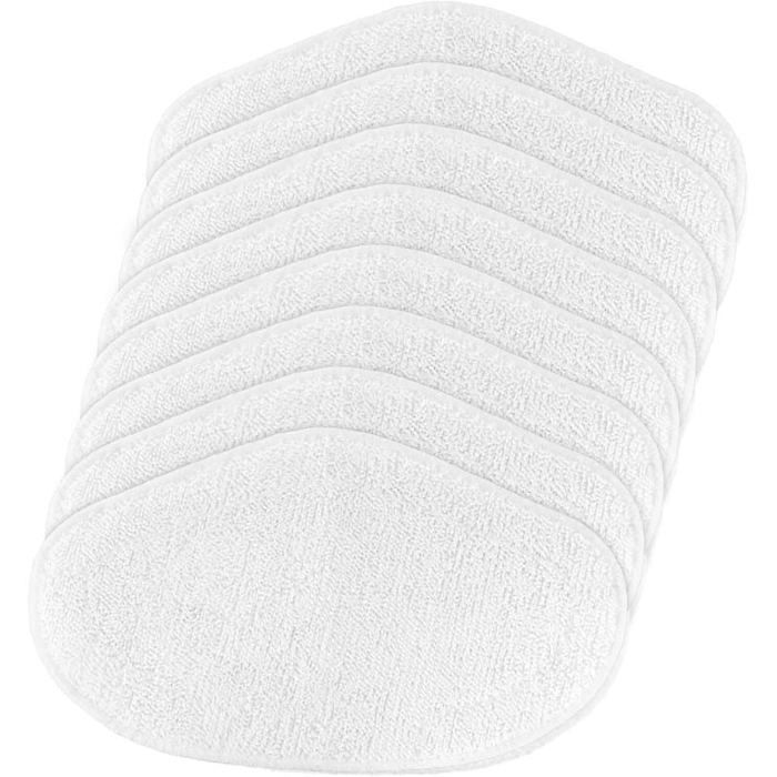 Ahlsen 8 Pack Vadrouilles de Rechange lavables pour Brosse PAEU0332 Polti Vaporetto Vaporforce pour SV440 SV450 Smart 100 T Femeo