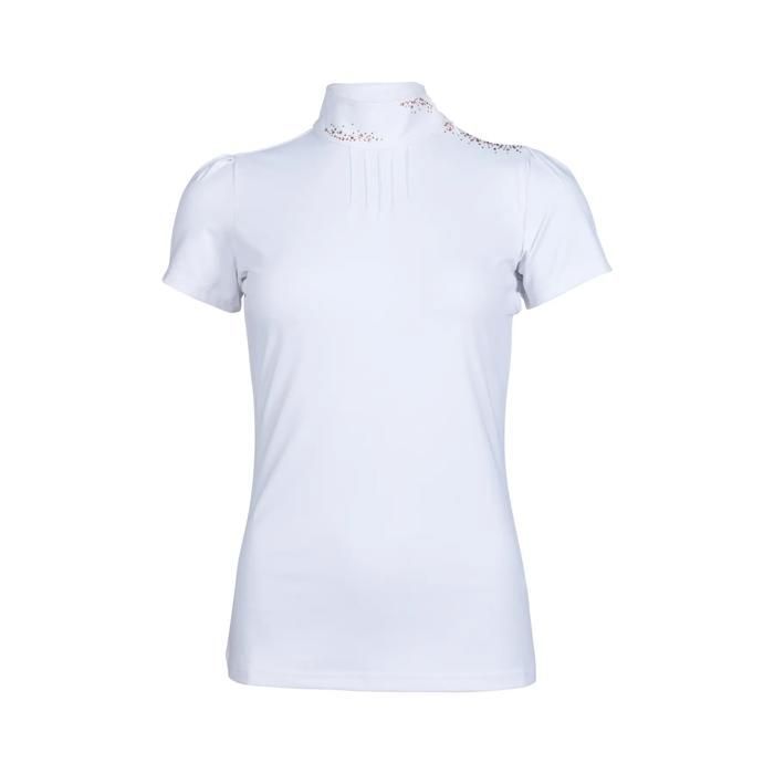 Polo de concours femme HKM Darya - weiß Polo de concours femme HKM Darya - weiß