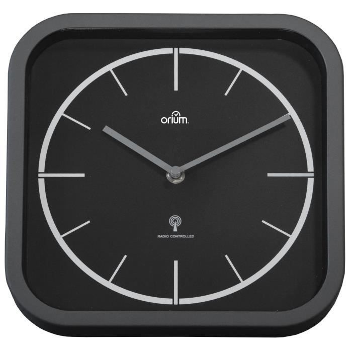ORIUM Horloge murale radiocontrolée Tourny 25x25 cm Gris