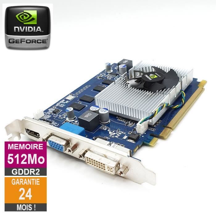 Carte graphique ASUS Nvidia GeForce 9500GS 512Mo GDDR2 PCI e HDMI DVI VGA Cdiscount Informatique