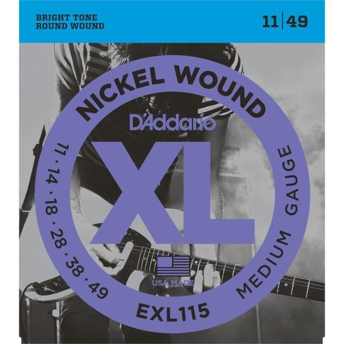 Cordes Guitare D Addario Ez910 Bronze 85 15 11 52 Cordes Guitare Acoustique D'Addario EZ910 - Bronze 85/15 Léger 11-52 Cordes Guitare Folk Brillant