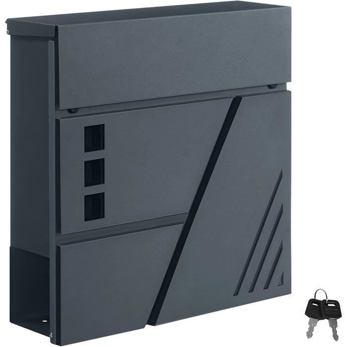 Melko Boîte Aux Lettres Retro Vintage Gold Avec Patine De La Boîte Aux