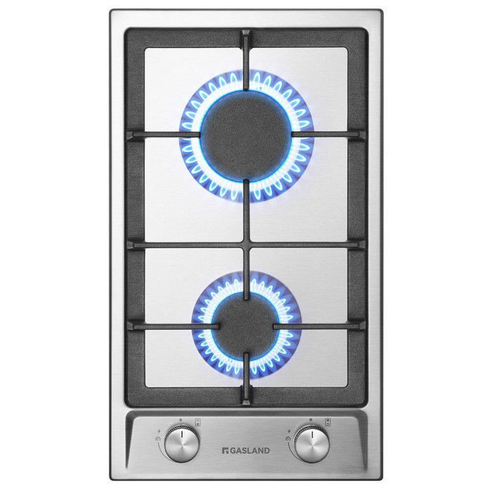 GASLAND GH30SF Plaque de Cuisson Gaz 2 Feux Plaque gaz Inox 30 cm Gaz Naturel/GPL