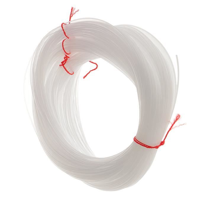 Evenden Fil De Pêche En Nylon Transparent 0,2 Mm - Ligne Robuste 11 Kg, Idéal Pour Pêche En Intérieur