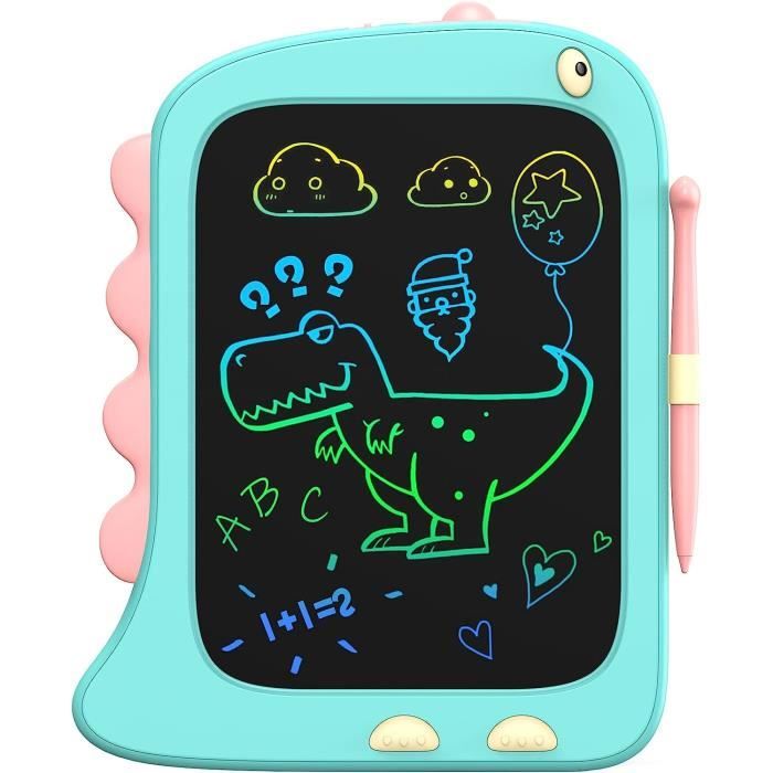 Sofore Tablette D'écriture LCD Coloré 10 Pouces pour Enfants et Adultes  Convient Portable, Ecriture LCD Tablette Dessin Magique Grands Cadeauxs  pour 3