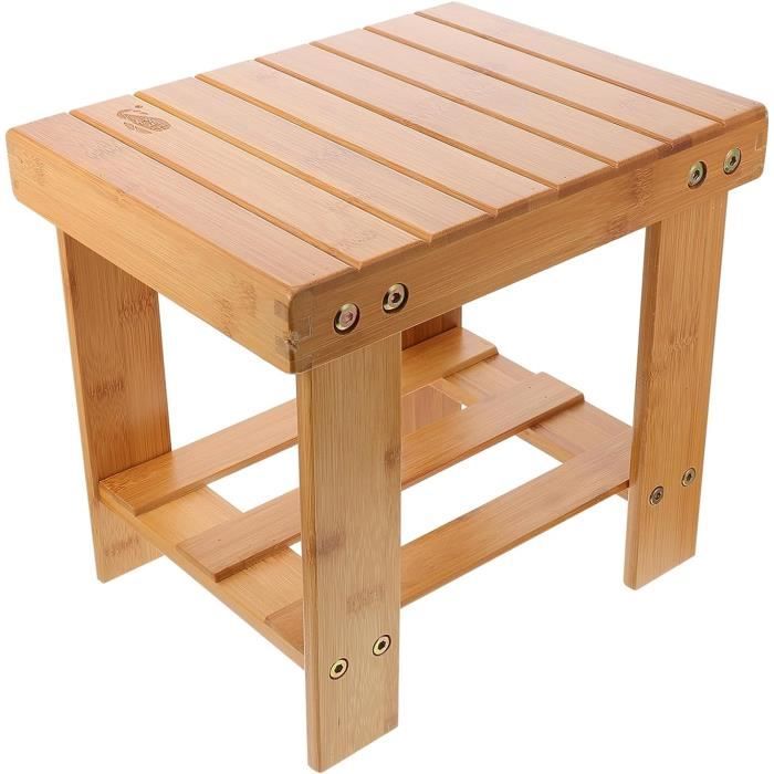 Tabouret de Douche,Banc de siège de douche tabouret de bain en bois Portable extérieur ménage carré chaise en bambou tabourets de douche meubles pliants chaise de pêche siège tabouret de salle de Tabouret de Douche,Banc de siège de douche tabouret de bain en bois Portable extérieur ménage carré chaise en bambou tabourets de douche meubles pliants chaise de pêche siège tabouret de salle de