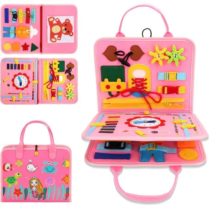 TABLE ACTIVITE - JOUET D'ACTIVITE Busy Board Montessori Activités Sensorielles Jouets éducatifs TABLE ACTIVITE - JOUET D'ACTIVITE Busy Board Montessori Activités Sensorielles Jouets éducatifs